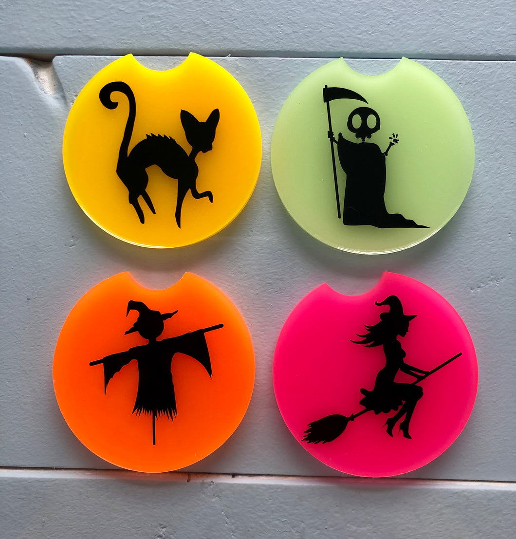 Silhouette Car Coasters